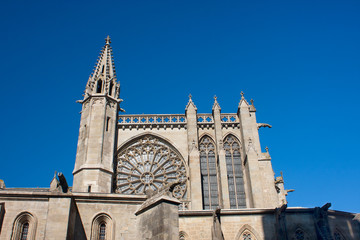 Fototapeta na wymiar Basilique Saint-Nazaire de Carcassonne