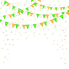 Pennants and confetti