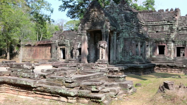 Preah Khan Temple (12th Century) in Angkor Wat, Siem Reap, Cambo