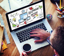 Responsive Design Internet Web Online Browsing Concept