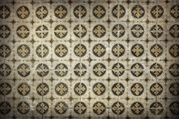 Vintage azulejos, traditional Portuguese tiles