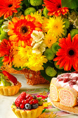 holiday set for March 8 of flowers and cakes