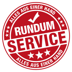 RUNDUM Service - Alles aus einer Hand! Stempel