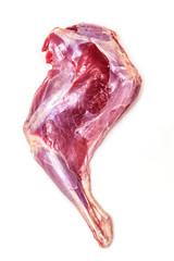 Haunch or leg of Muntjac venison meat.