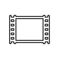 The film icon. Film symbol. Flat