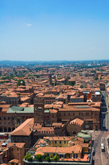 Fototapeta na wymiar Panoramic view of Bologna. Emilia-Romagna. Italy.
