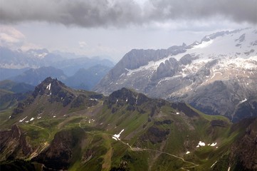 Blick auf den Marmolada