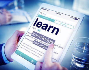 Digital Dictionary Learn Knowledge Education Concept