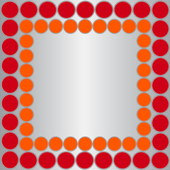 Ornamental frame, vector illustration