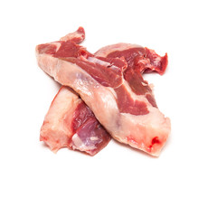 Goat meat leg steaks