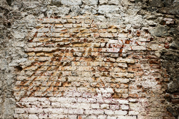 Textured background: old brick wall pattern