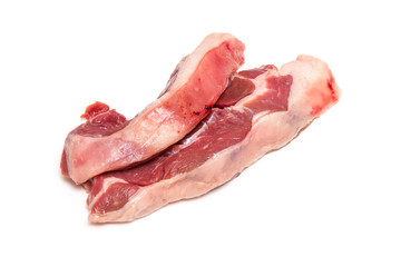 Goat meat leg steaks