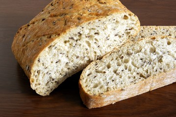bread with grains