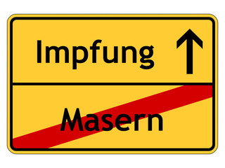 Naklejka premium Impfung