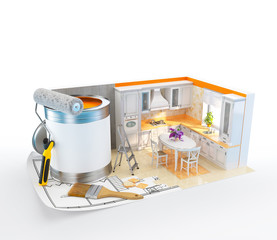 Interior design concept