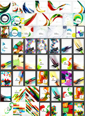 Vector mega collection of abstract backgrounds