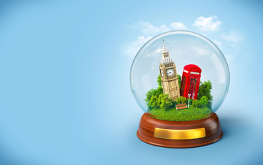 Unusual travel illustration.