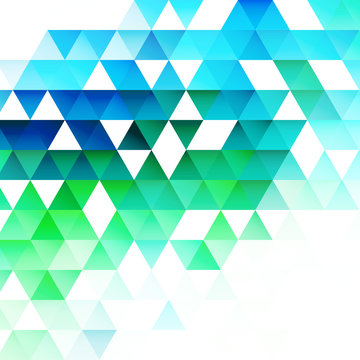 Abstract triangular background. Vector illustration