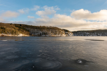 Rappbodetalsperre im Winter/Harz