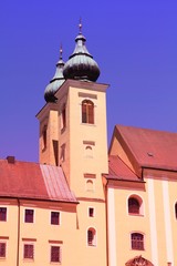 Austria landmark. Filtered color tone.