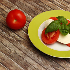 Tomaten - Mozarella - Basilikum