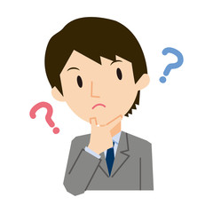 考えるビジネスマン