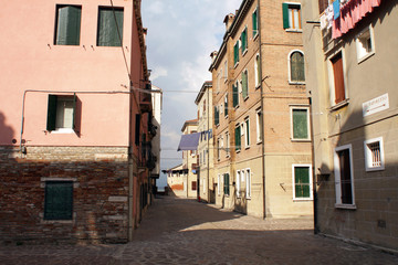Fototapeta na wymiar Straße in Venedig