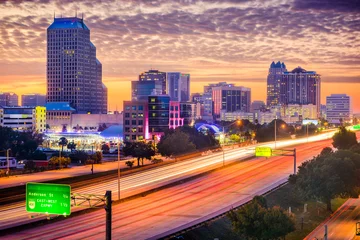 Poster Skyline von Orlando, Florida © SeanPavonePhoto