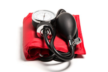 Blutdruckmessgerät, rot