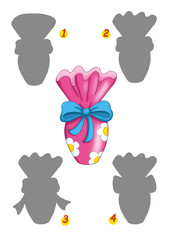 il gioco delle ombre, uovo di Pasqua