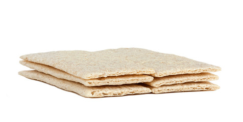 Sheets of farro on white.