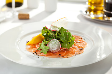 Salmon Carpaccio