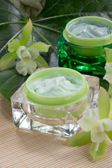 Green Orchids and Moisturising Cream