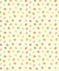 Easter seamless pattern , soft, blurred effect.