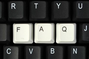 FAQ on keyboard