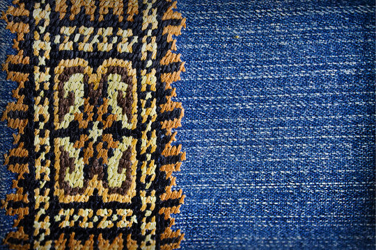 embroidery folk motifs