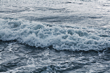 texture waves sea storm gray foam