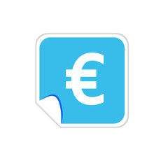 euro icon vector