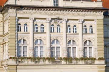 Novi Sad City Hall Facade, Serbia