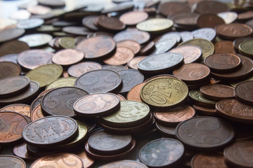 Coins background cents