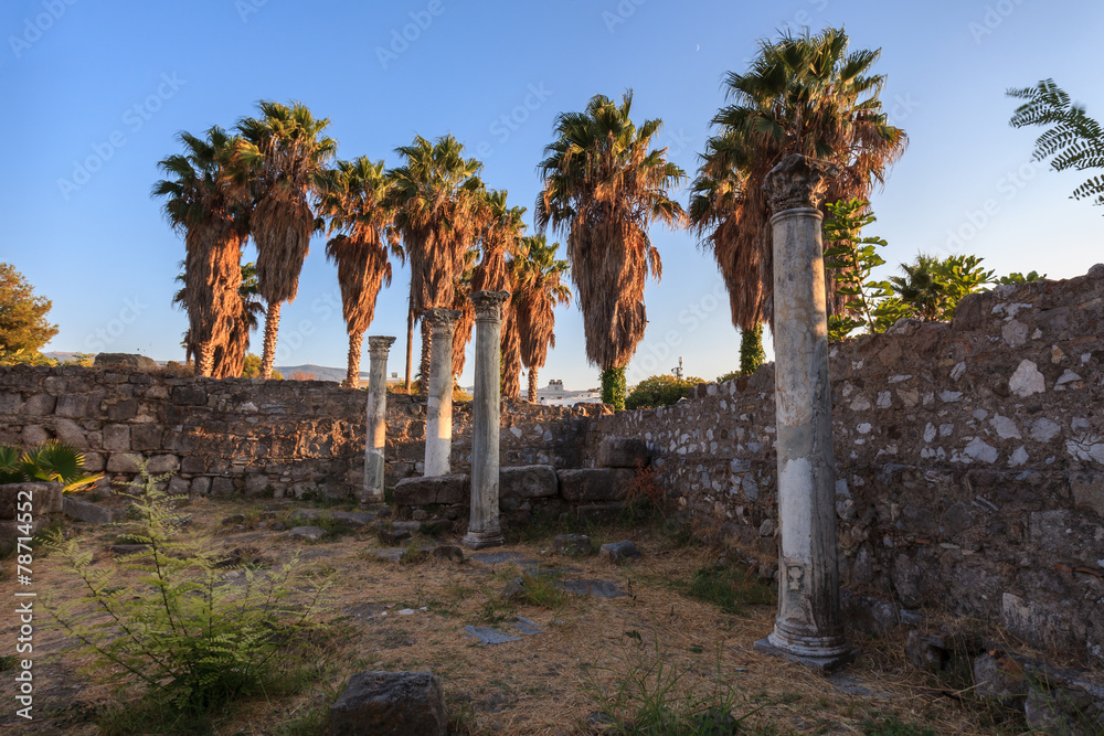 Wall mural ancient city ruins, greece