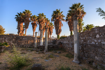 ancient city ruins, Greece