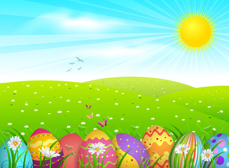 Easter landscape