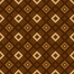 Sheer curtains Brown Brown pattern