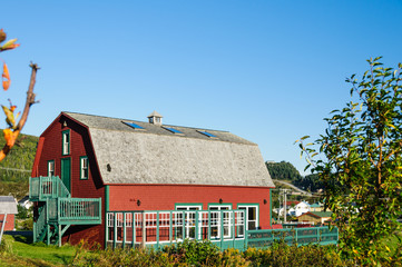 red barn