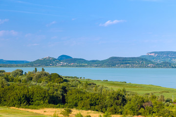 Obraz premium Landscape at Lake Balaton, Hungary