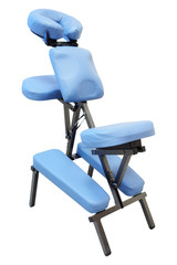 Blue massage chair