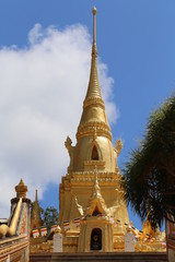 The roof of a Buddhist temple