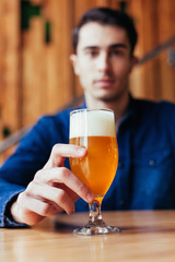 Handsome Man In Pub