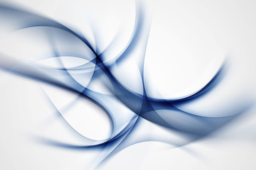 Abstract Blue Waves For Your Design - obrazy, fototapety, plakaty